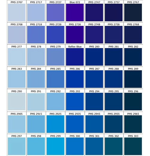 Free Pantone Color Selection Service